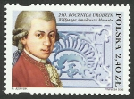 Stamps Poland -  Mozart