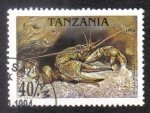 Sellos del Mundo : Africa : Tanzania : Astacus Leptodactytus