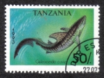 Stamps Tanzania -  Galeocerdo Cuvie