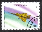 Stamps : Africa : Tanzania :  Avión 
