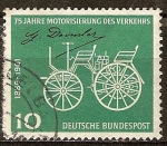 Stamps Germany -  75a Aniv de Daimler-Benz el transporte motorizado,1886-1961.