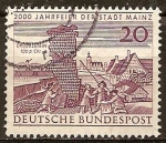 Stamps Germany -  2000 años de Maguncia (Druso Piedra).