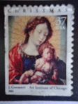 Stamps United States -  Christmas - Art Institute of Chicago - J. Gossaert