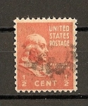 Stamps : America : United_States :  B. Franklin.