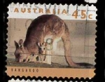 Stamps Austria -  KANGURO