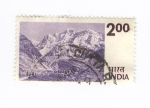 Sellos de Asia - India -  Montañas