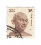 Sellos de Asia - India -  Gandhi
