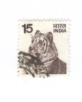 Sellos del Mundo : Asia : India : Tigre de Bengala