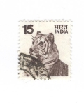 Stamps India -  Tigre de Bengala