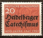 Stamps Germany -  400 años Catecismo de Heidelberg.
