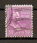 Stamps United States -  W. Taft.