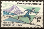 Sellos de Europa - Checoslovaquia -  Campeonato del mundo de esquí, Altos Tatras.