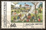 Stamps Czechoslovakia -  Las pinturas de Joseph Lada. 