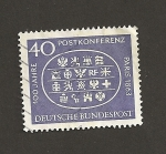 Stamps Germany -  100 Aniv. de la 1ª Conferencia Postal en Paris