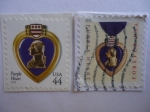 Sellos de America - Estados Unidos -  Puurple Heart -Medalla del Corazón Púrpura -forever USA
