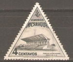 Stamps Nicaragua -  TRIBUNA  MONUMENTAL  EN  MANAGUA