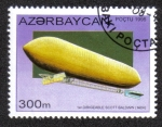 Stamps Azerbaijan -  PRIMER DIRIGIBLE SCOTT BALDWIN (1904)