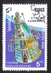 Stamps : Asia : Cambodia :  Troisieme Satelite Artificial