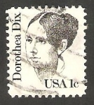 Sellos de America - Estados Unidos -  1478 - Dorothea Dix, escritora