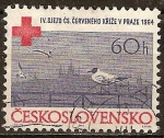Sellos de Europa - Checoslovaquia -  IV.Congreso de la cruz roja Checa en Praga.