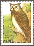 Stamps Cuba -  ANIMALES  PREHISTÒRICOS.  ORNIMEGALONYX  OTEROL.