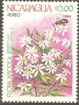 Stamps Nicaragua -  FLORA  APICOLA.  MOZOTILLO.