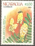 Stamps Nicaragua -  FLORA  APICOLA.  BARAJO.