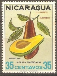 Stamps : America : Nicaragua :  FRUTAS.  AGUACATE.