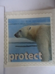 Stamps United States -  Protect (Protejer) -Forever