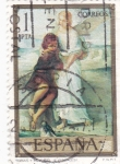 Stamps Spain -  TOBÍAS Y EL ANGEL (ROSALES) (11)