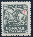 Stamps Spain -  ESPAÑA 994 PRO TUBERCULOSOS 1945