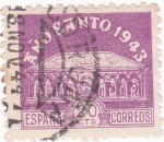 Stamps Spain -  SEPULCRO -AÑO SANTO COMPOSTELANO (11)