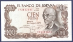 monedas del Mundo : Europa : Espa�a :  Billete Manuel de Falla 100 ptas serie 7V SC- (2)