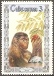 Stamps Cuba -  HOMBRE  PREHISTÒRICO.  PITHECANTHROPUS  ERECTUS.