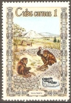 Stamps : America : Cuba :  HOMBRE  PREHISTÒRICO.  HOMO  HABILIS.