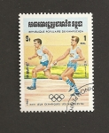 Stamps Cambodia -  XXII Juegos Olimpicos Los Angeles