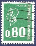 Stamps France -  FRA Yvert 1891 Marianne de Béquet 0,80 verde