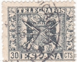 Stamps Spain -  SELLO DE TELÉGRAFOS (11)