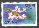 Sellos de Asia - Bhut�n -  Flor