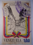 Stamps Venezuela -  Sesquicentenario de la Toma de Puerto Cabello 8 Nov.1823-Callejón Lanceros Puerto Cabello-Gen.José 