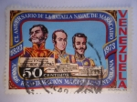 Stamps Venezuela -  150 Aniversario de la Batalla Naval de Maracaibo 1823-1973-Año de Reafirmación Maritíma Venezolana