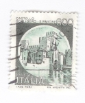 Stamps Italy -  Castillo Scaligero-Sirmione