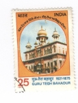 Sellos de Asia - India -  Guru Tegh Bahadur