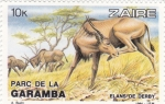 Stamps Democratic Republic of the Congo -  PARQUE DE LA GARAMBA
