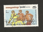 Stamps Cambodia -  XIV Juegos Olímpicos Invierno