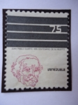 Stamps Venezuela -  Juan Pablo Duarte 1813-1876 - Centenario de su Muerte.