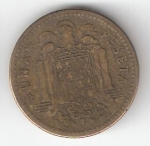 monedas de Europa - Espa�a -  1 pta Franco 1947 (*1949) RC