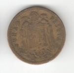 monedas del Mundo : Europa : Espa�a :  1 pta Franco 1947 (*1954) RC
