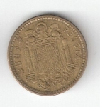 monedas del Mundo : Europa : Espa�a :  1 pta Franco 1953 (*1962) RC