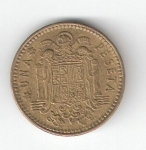 monedas de Europa - Espa�a -  1 pta Franco 1963 (*1964) BC